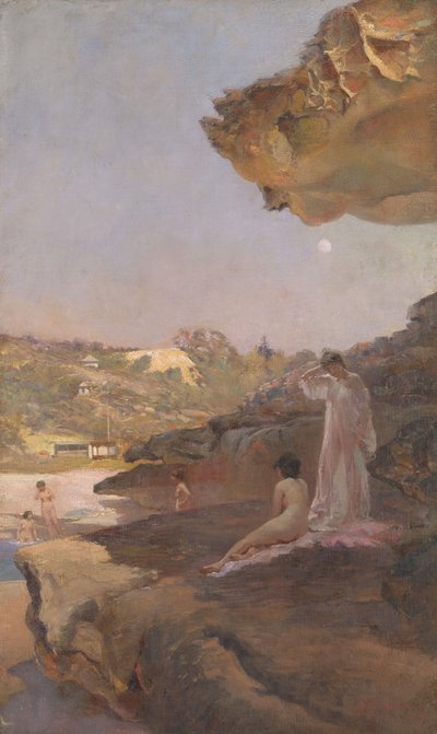 Tamarama Beach, Forty Years Ago, a Summer Morning by Julian Rossi Ashton